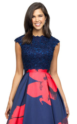 4 of 6 Madison James 19252M Navy-Red