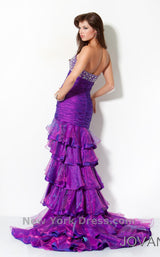 2 of 6 Jovani 3017 Purple