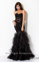 3 of 9 Jovani 172008 Black/Silver