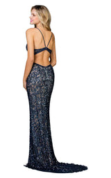 5 of 12 Scala 48930 Navy/Nude