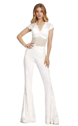 2 of 4 Mac Duggal 1993M Jumpsuit White