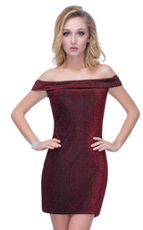 1 of 6 Nina Canacci 199 Burgundy