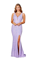 1 of 4 Amarra 20008 Dress Lilac-Multi