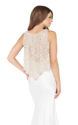 4 of 4 Mac Duggal 20057D Champagne