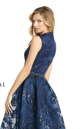 4 of 5 Mac Duggal 20098D Dress Navy