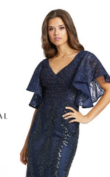 4 of 6 Mac Duggal 20103D Dress Midnight-Blue