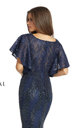 6 of 6 Mac Duggal 20103D Dress Midnight-Blue
