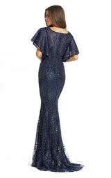 3 of 6 Mac Duggal 20103D Dress Midnight-Blue