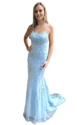 1 of 4 Amarra 20109 Dress Light-Blue