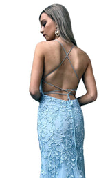 4 of 4 Amarra 20109 Dress Light-Blue