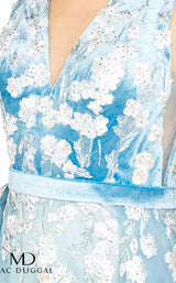 2 of 6 Mac Duggal 20110D Dusty Blue