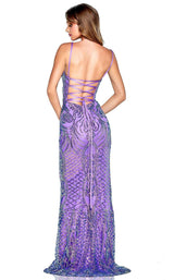 2 of 4 Amarra 20118 Dress Space-Purple