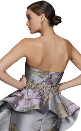 4 of 4 Terani 2011C2023 Dress Taupe-Rose