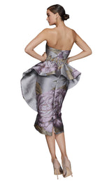 2 of 4 Terani 2011C2023 Dress Taupe-Rose