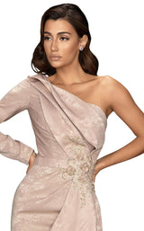 3 of 4 Terani 2011E2038 Dress Mocha