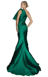 2 of 4 Terani 2011E2044 Dress Hunter-Green