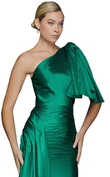 3 of 4 Terani 2011E2044 Dress Hunter-Green