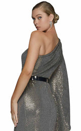 4 of 4 Terani 2011E2055 Dress Gold-Black