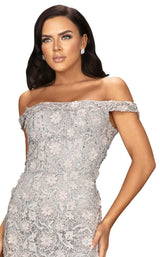 3 of 4 Terani 2011E2058 Dress Putty