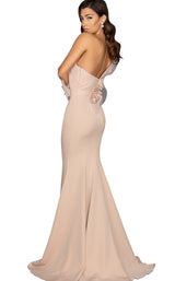 2 of 4 Terani 2011E2092 Dress Champagne-Blush