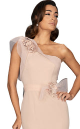 3 of 4 Terani 2011E2092 Dress Champagne-Blush