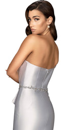 Terani 2011E2103 Dress Silver