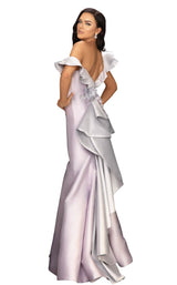 2 of 4 Terani 2011E2428 Dress Orchid-Silver