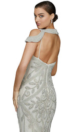 4 of 4 Terani 2011GL2174 Dress Ivory