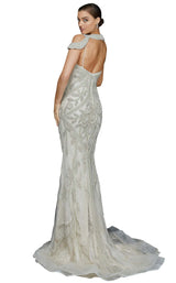 2 of 4 Terani 2011GL2174 Dress Ivory