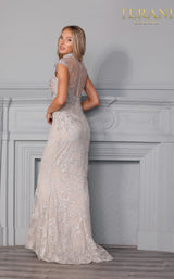 2 of 3 Terani 2011GL2200 Dress Light-Taupe