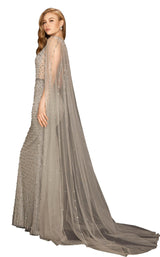 3 of 8 Terani 2011GL2217 Dress Silver