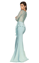 2 of 4 Terani 2011M2116 Dress Sage