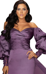 3 of 4 Terani 2011M2122 Dress Wisteria