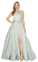1 of 4 Terani 2011M2127 Dress Seafoam