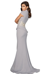 2 of 4 Terani 2011M2135 Dress Silver