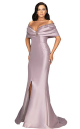 1 of 4 Terani 2011M2138 Dress Mauve