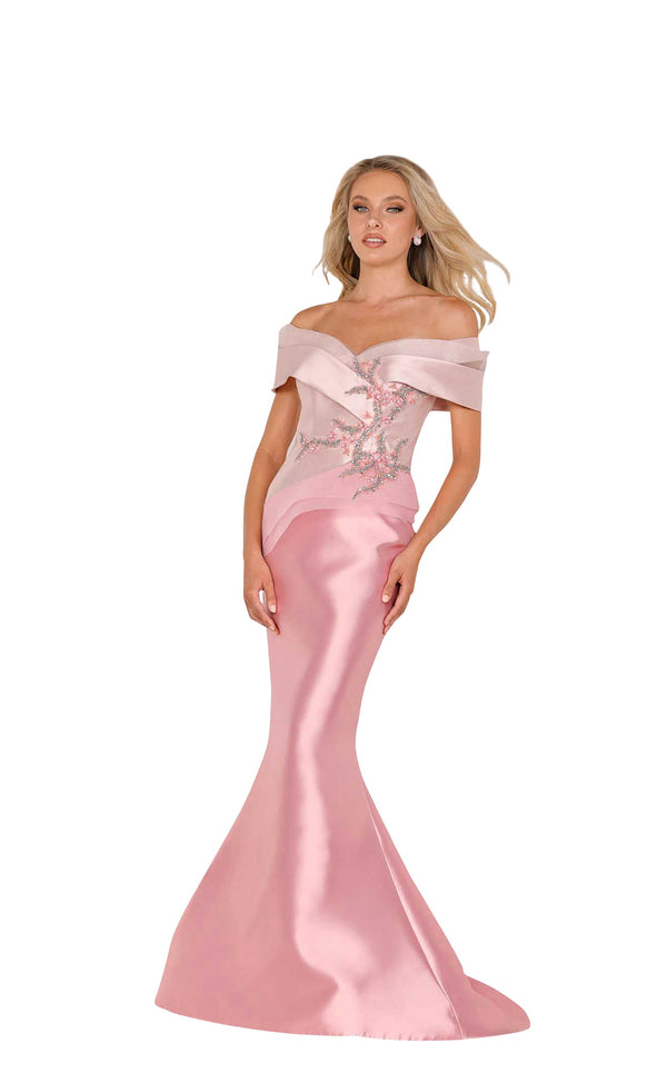 Terani 2011M2159 Dress Blush-Rose