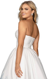 4 of 4 Terani 2011P1003 Dress White-Silver