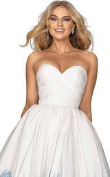 3 of 4 Terani 2011P1003 Dress White-Silver