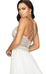 4 of 4 Terani 2011P1051 Dress Ivory