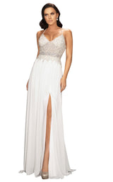 1 of 4 Terani 2011P1051 Dress Ivory