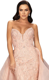 3 of 4 Terani 2011P1068 Dress Blush