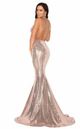 3 of 8 Terani 2011P1085 Dress Blush