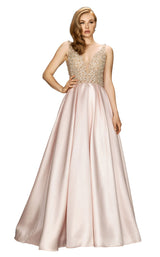 2 of 8 Terani 2011P1094 Dress Blush