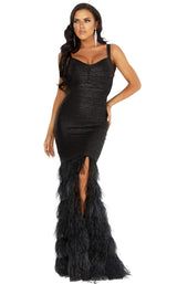 1 of 4 Terani 2011P1102 Dress Black-Silver