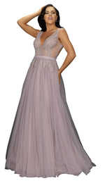 1 of 4 Terani 2011P1109 Dress Blush