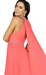 4 of 4 Terani 2011P1115 Dress Coral