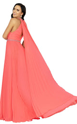 2 of 4 Terani 2011P1115 Dress Coral