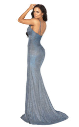 2 of 4 Terani 2011P1116 Dress Royal-Turquoise