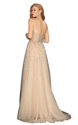 2 of 4 Terani 2011P1161 Dress Almond